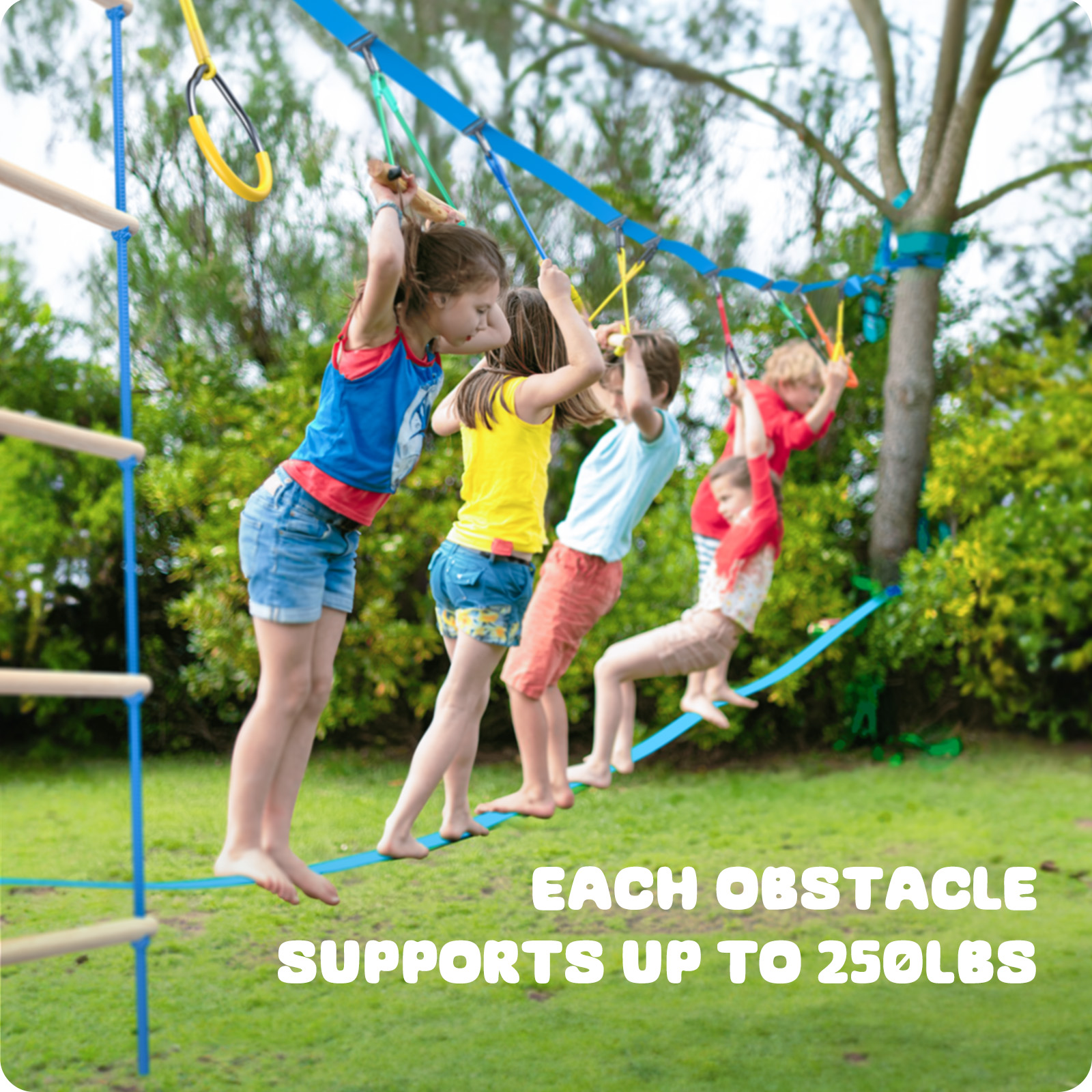 Ninja Slider Slackline Pulley - Zip Along Your Ninja Course with The Most  Fun New Accessory for Your Ninja Warrior Obstacle Course for KidsPulley for  Slackline